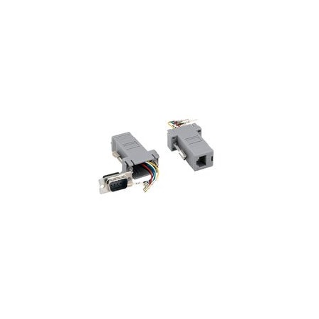 Swe-Tech 3C Modular Adapter, Gray, DB9 Male to RJ12 Jack FWT31D1-16210